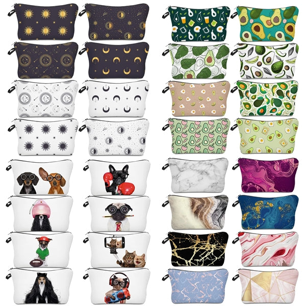 Cosmetic Bag Zipper Purse Pouch