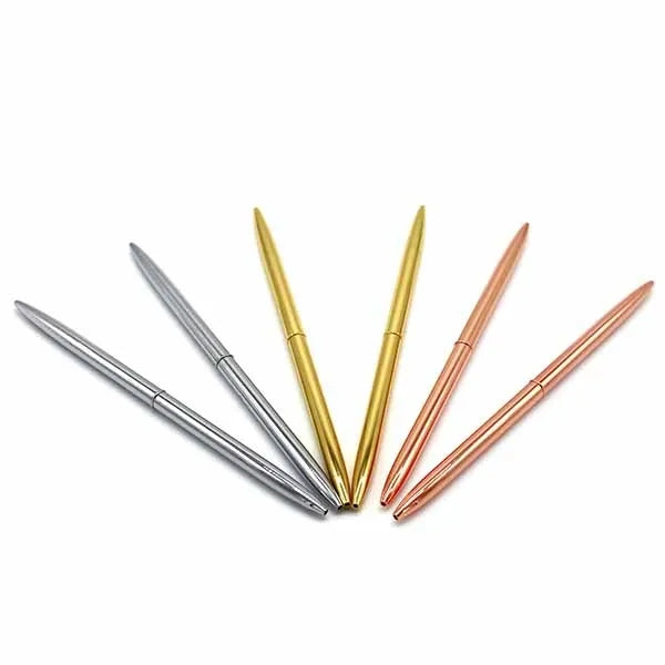 Metal Ballpoint Twist Glossy Retractable Writing Pen