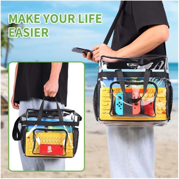 Multipurpose Large Capacity Stadium Approved Clear Tote Bag