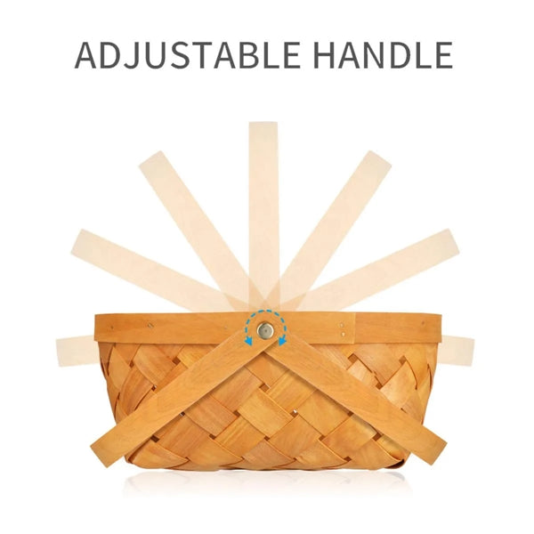 Portable Handmade Rattan Storage