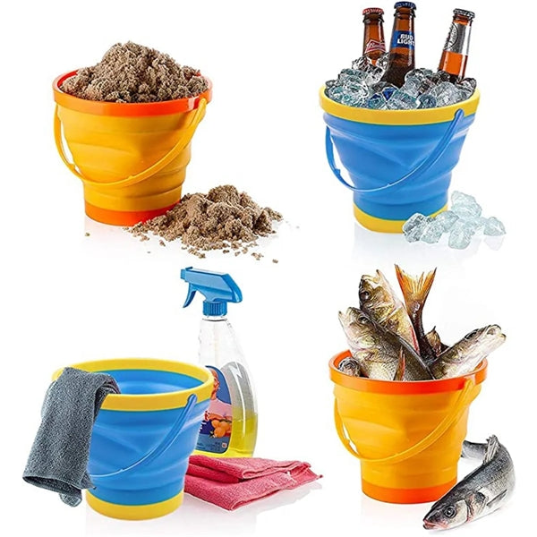 Foldable Plastic Ice Bucket