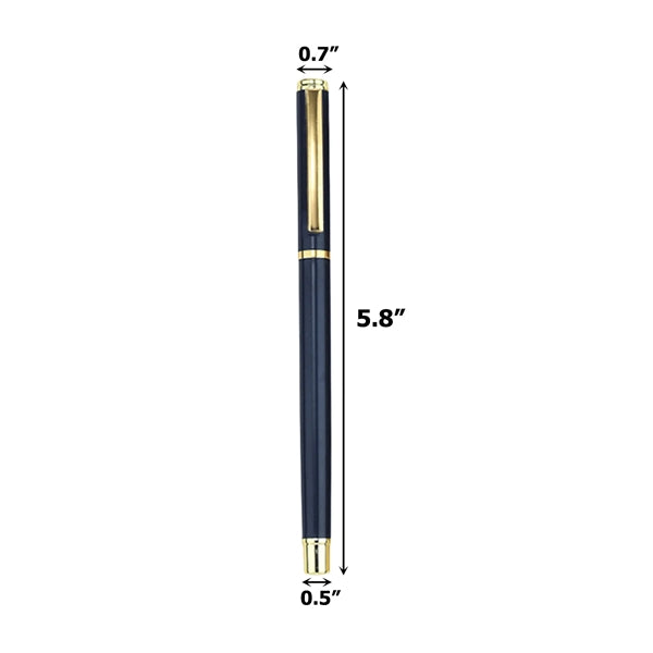 0.5mm Black Ink Gel Pen With Metal Clip