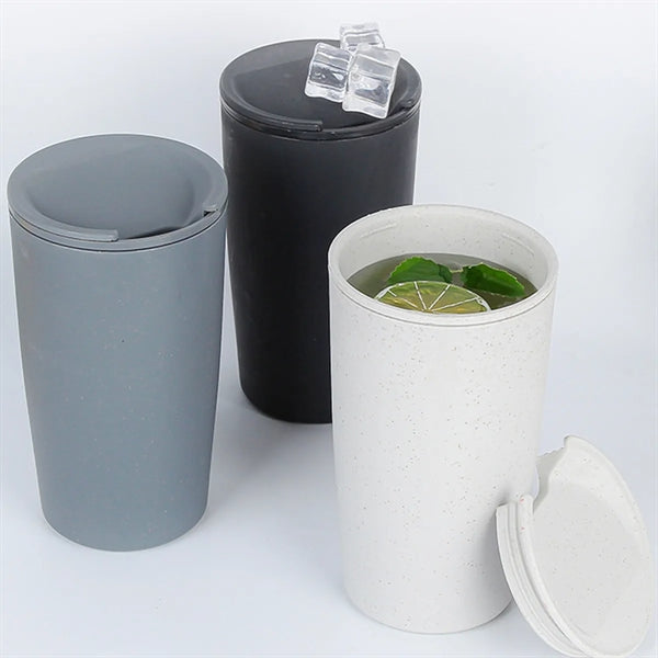 18 OZ Wheat Straw Cup With Lid