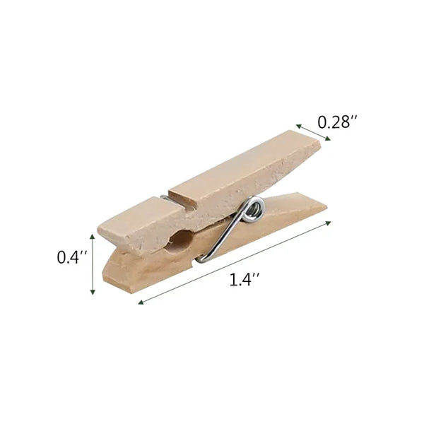 Natural Wooden Clothespins