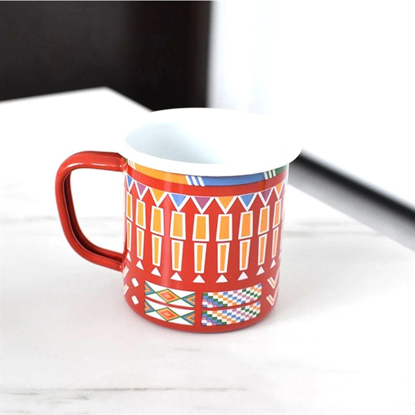 12 Oz Metal Camper Cup With Wrap Full Color Print