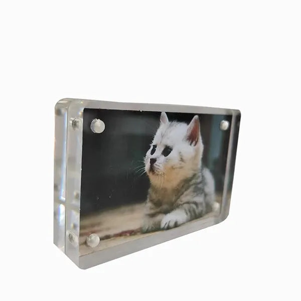 Magnetic Acrylic Picture Photo Frame 5x7"