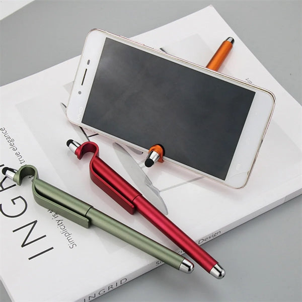 Multi-Function Touch Screen Phone Holder Pen