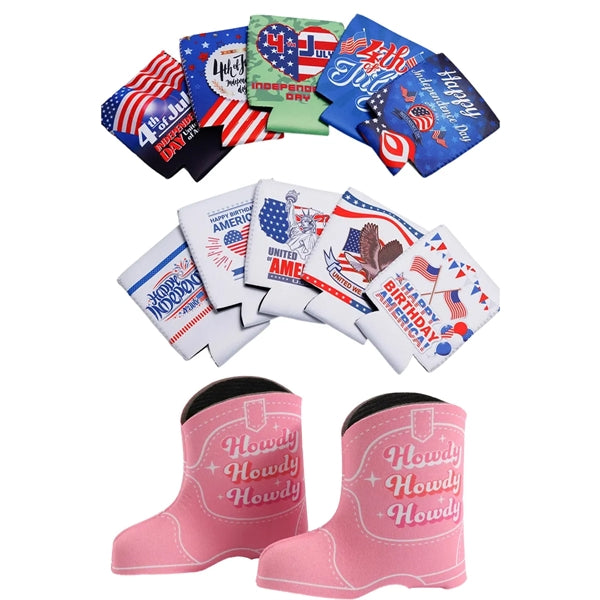 Full Color Custom Folding Can Cooler