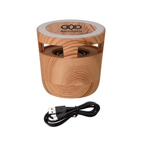 Wood Wireless Charging Bluetooth Speaker