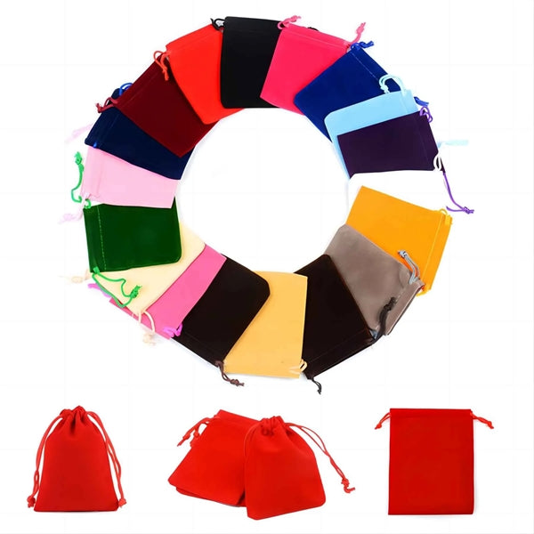 Velvet Makeup Pouch