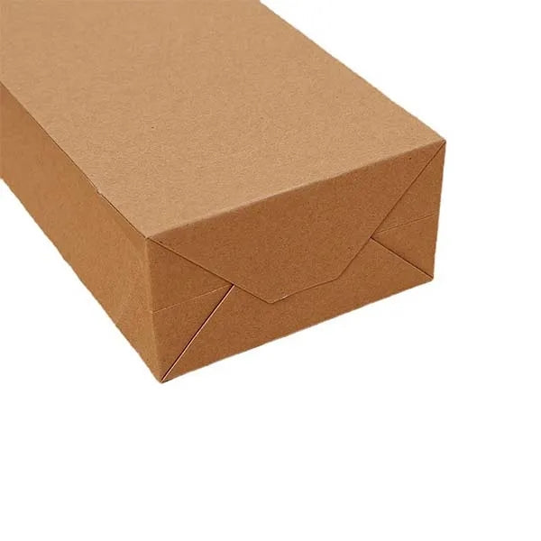 Kraft Paper Single Wine Bottle Gift Tote Bags