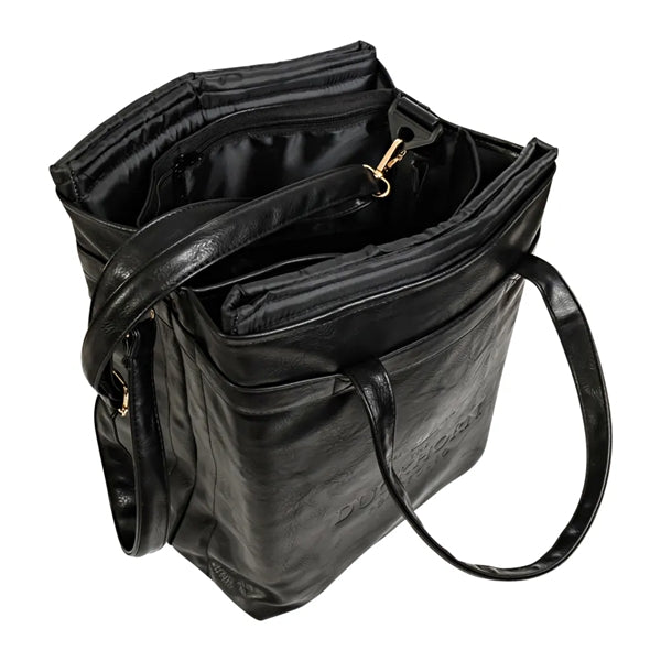 Leather Four Bottle Salesperson Tote Bag