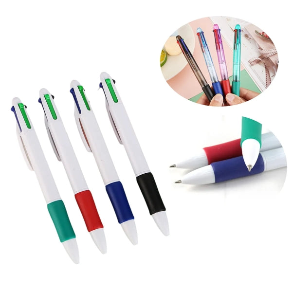 4 Colors Ballpoint Pen For Office School Supplies