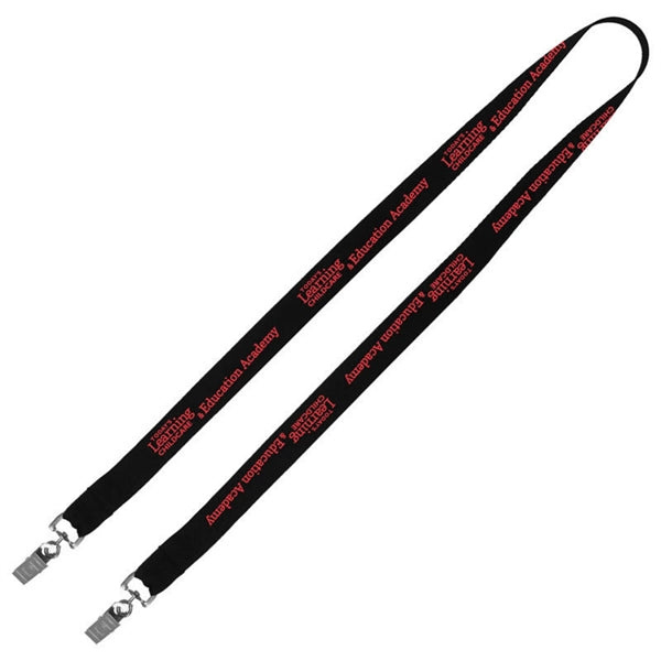 Polyester Keychain Adjustable Clips Neck Lanyard