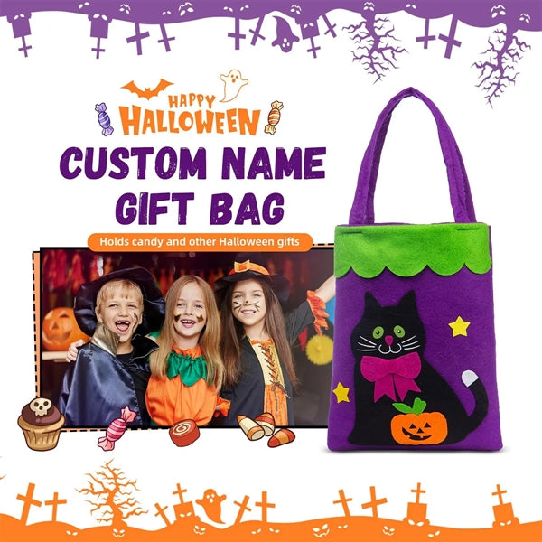 Halloween Handle Non-Woven Candies Bag