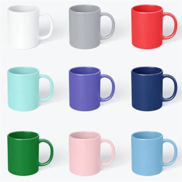 11 Oz Ceramic Mug With C-Shaped Handle