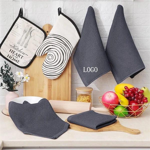 Cotton Waffle Weave Kitchen Dish Cloth