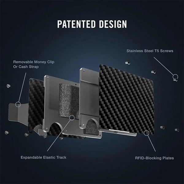 RFID Blocking Front Pocket Carbon Fiber Wallet