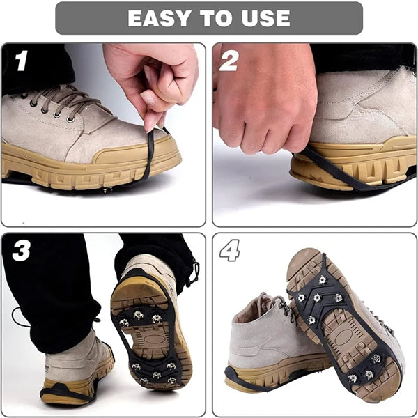 Non Slip Gripper Walk Cleats Traction Ice Grips