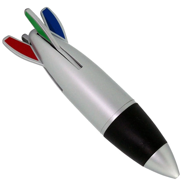 Silver Rocket Shaped Pen