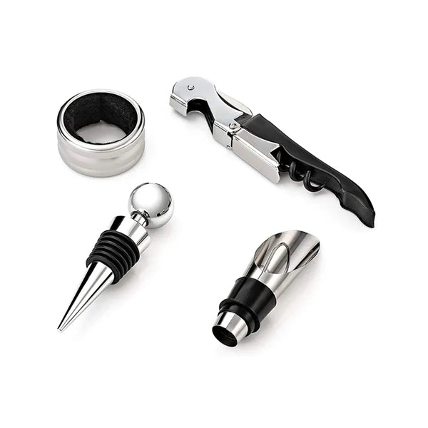4pcs Wine Bottle Opener Corkscrew Set