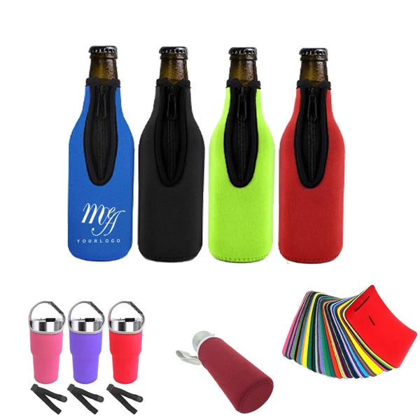 12 OZ Bottle Beer Sleeves Various Color Customizable