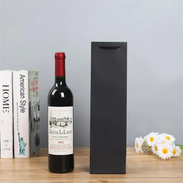 Kraft Paper Wine Tote Gift Bag