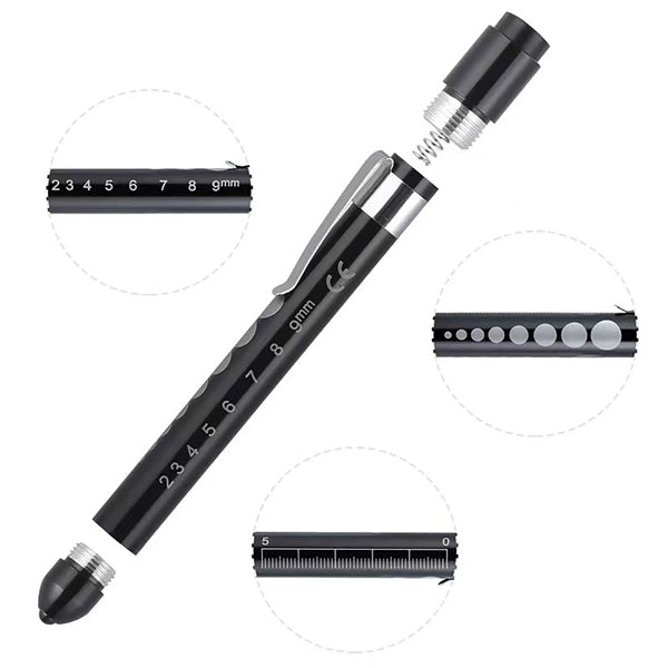 Click-Activated Pupil Assessment Light