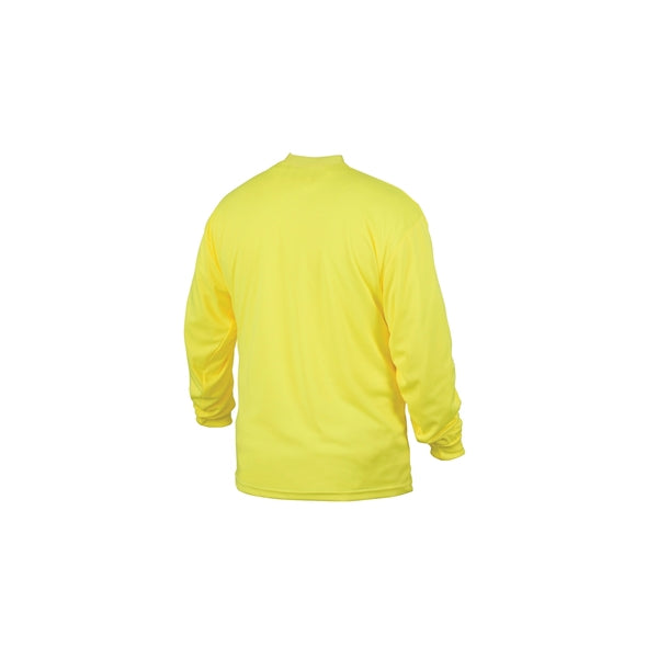 Pyramex Non-Rated Hi-Vis Lime Long Sleeve T-Shirt