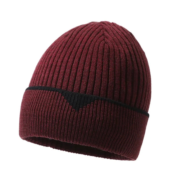 Premium Cuffed Rib-Knit Winter Beanie with Custom Embroidery