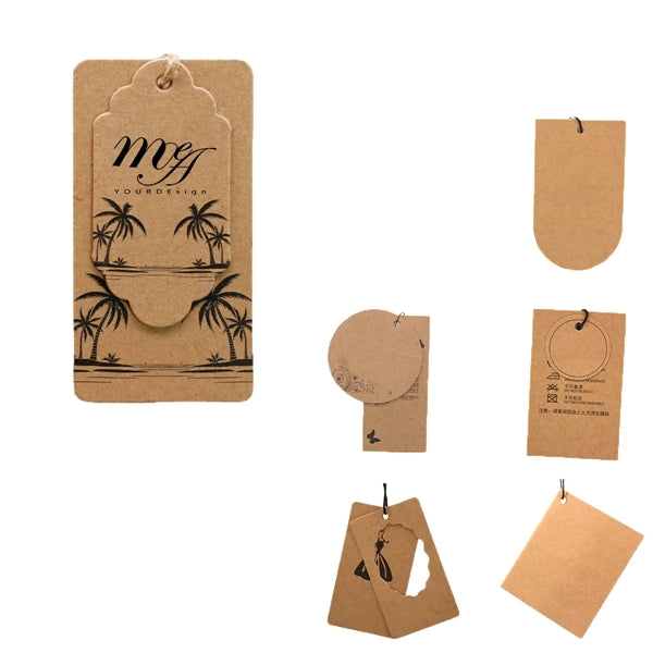 Craft Paper Labels Swing Tags Clothes Marks Personalized