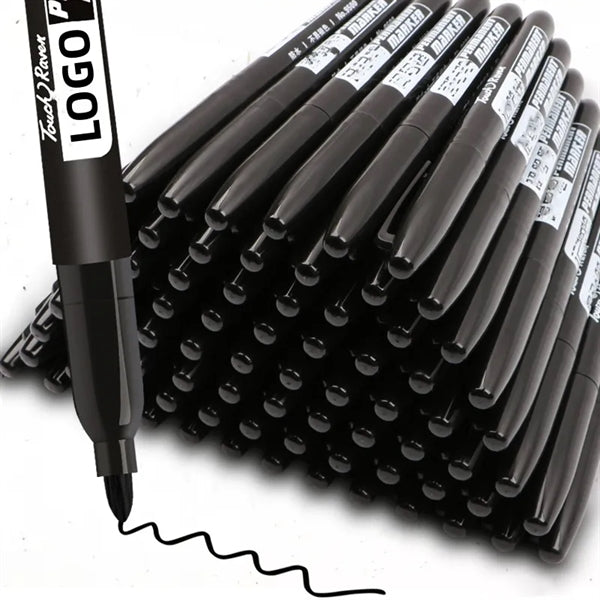 Permanent Markers with Black, Red or Blue Ink