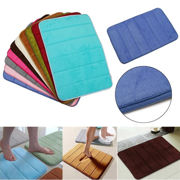 Luxury Coral Velvet Memory Cotton Mat