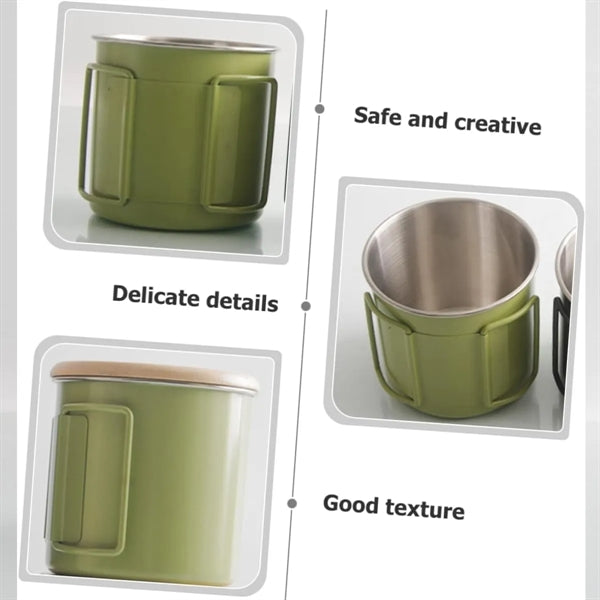 Foldable Handle Camping Cup