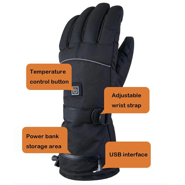 Portable Battery Heating Thermal Gloves