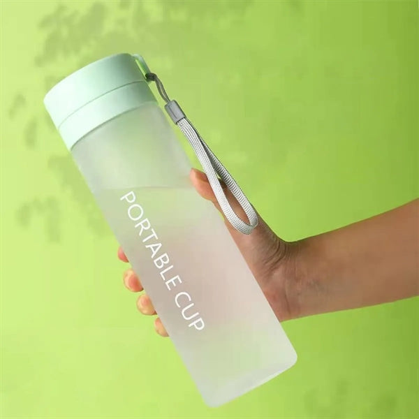 20oz Durable Simple Frosted Clear Creative Plastic Tea Cups