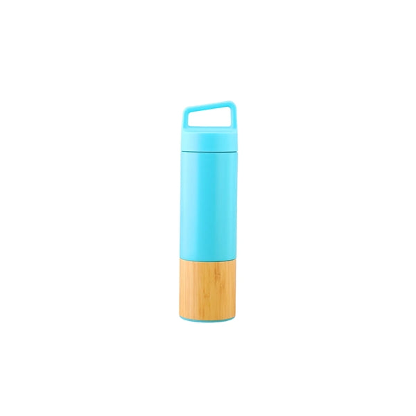 Bamboo Thermos Stainless Steel Travel Tea Tumbler