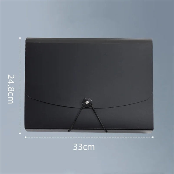 A4 13 Pockets File Organizer with Elastic Buckle Closure