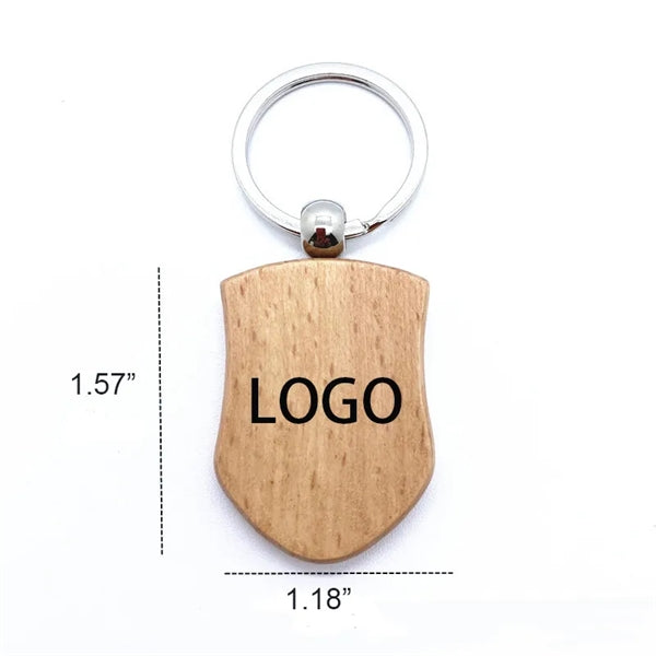 1 3/5" Wooden Keyclasp
