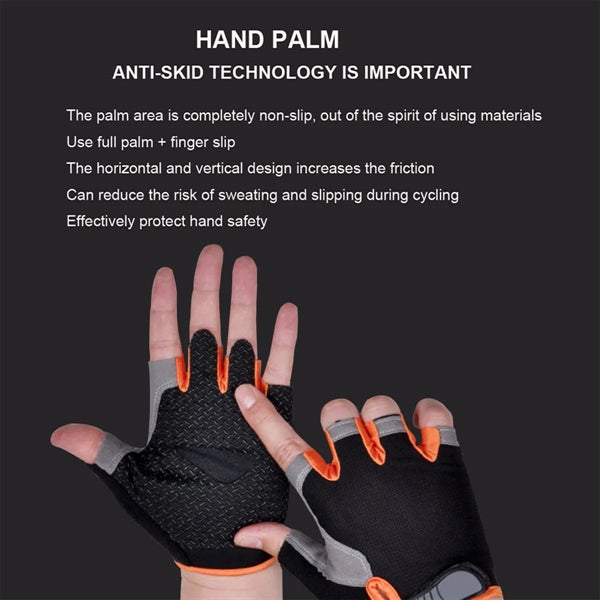 Unique Half Finger Outdoor Gloves w/ Custom LOGO