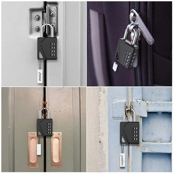 Gym 4 Digit Combination Lock Outdoor
