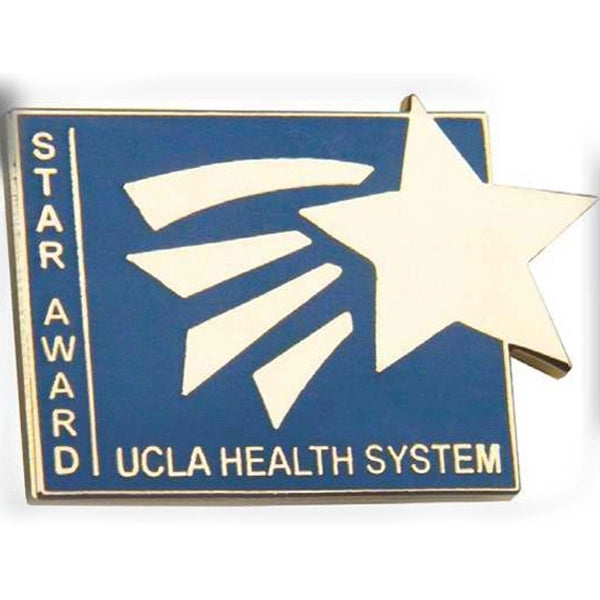 Lapel Pin (Copper Synthetic Enamel)