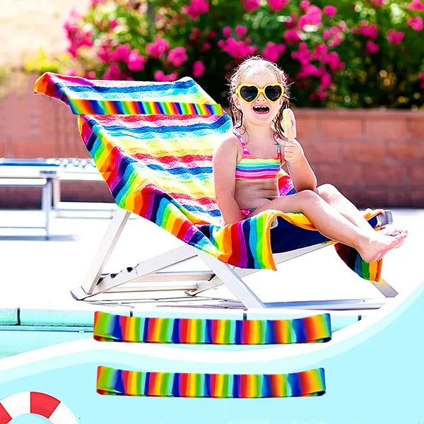 Bands Towel Clips for Lounge Chairs