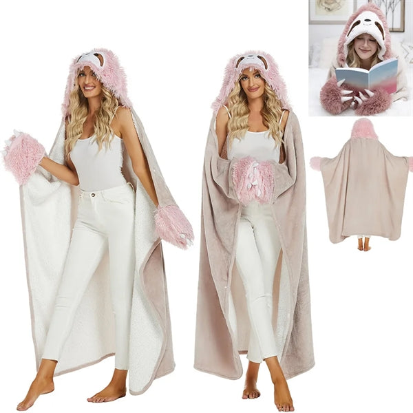 Soft Cute Poncho Blanket
