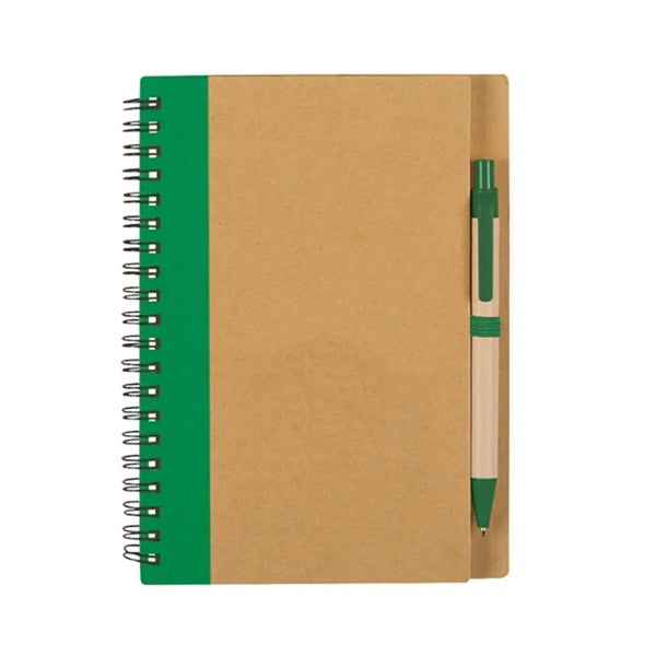 Eco Spiral Notebook w/Pen