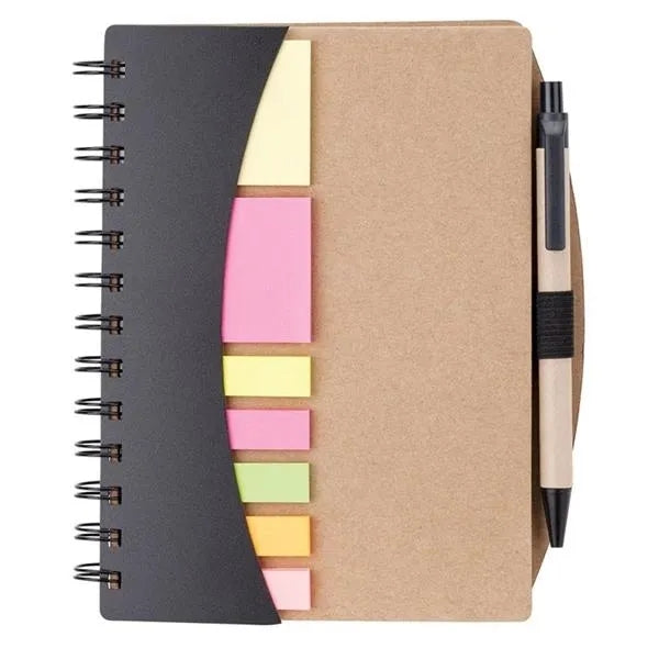 Mini Journal with Pen, Flags & Sticky Notes