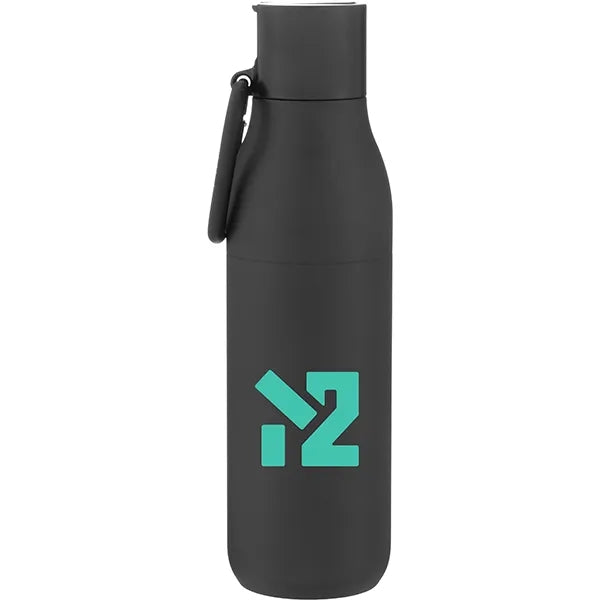 25 oz Larq Flip Top Stainless Water Bottle w/Straw/Handle