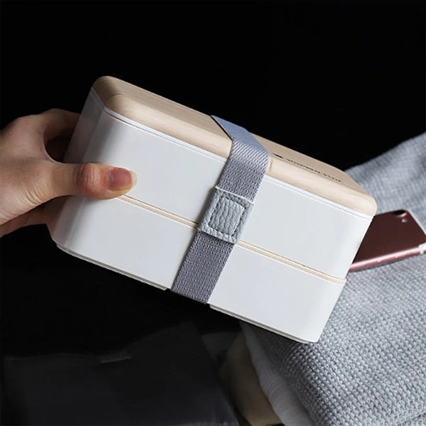 Double Layers Bento Box Leak-Proof