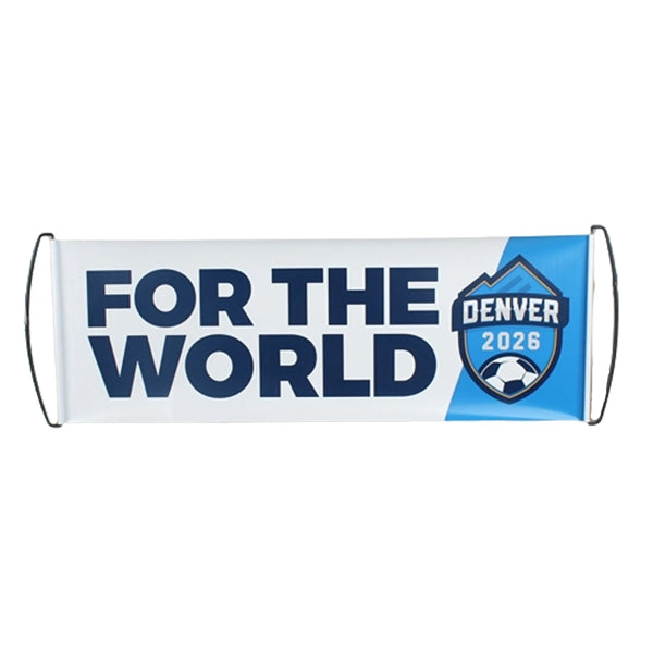 Retractable Rolling Up Handheld Banner