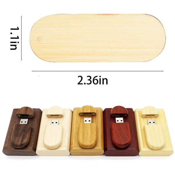 Mini Wooden Flash Drive